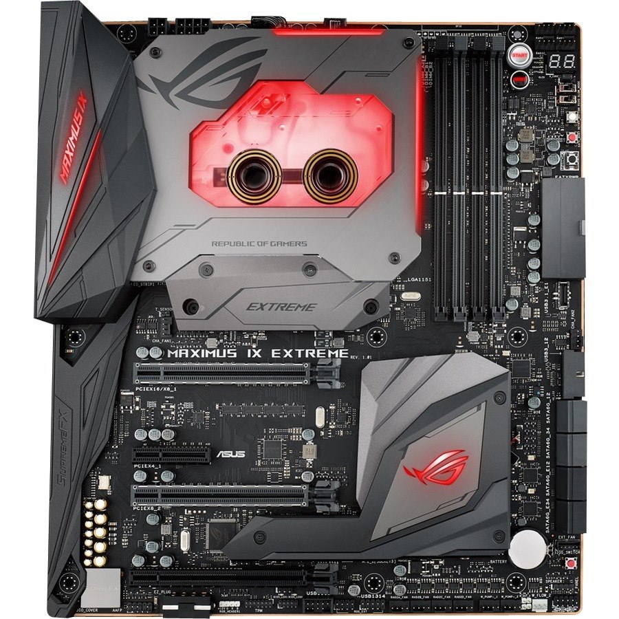 Asus ROG MAXIMUS IX EXTREME Desktop Motherboard - Intel Z270 Chipset - Socket H4 LGA-1151 - Extended ATX