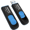 Adata UV128 64 GB USB 3.2 (Gen 1) Flash Drive - Black, Blue