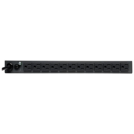 Tripp Lite by Eaton 1.4kW Single-Phase Local Metered PDU, 120V Outlets (13 5-15R), 5-15P, 100-127V Input, 15 ft. (4.57 m) Cord, 1U Rack-Mount