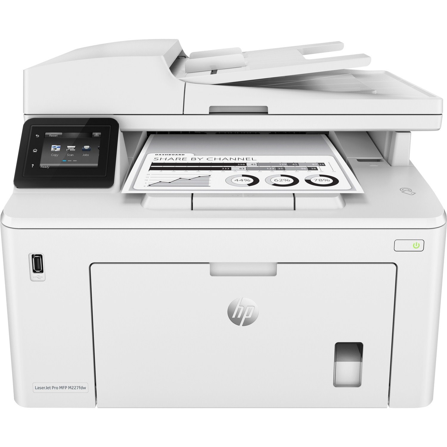 HP LaserJet Pro M227fdw Wireless Laser Multifunction Printer - Refurbished - Monochrome