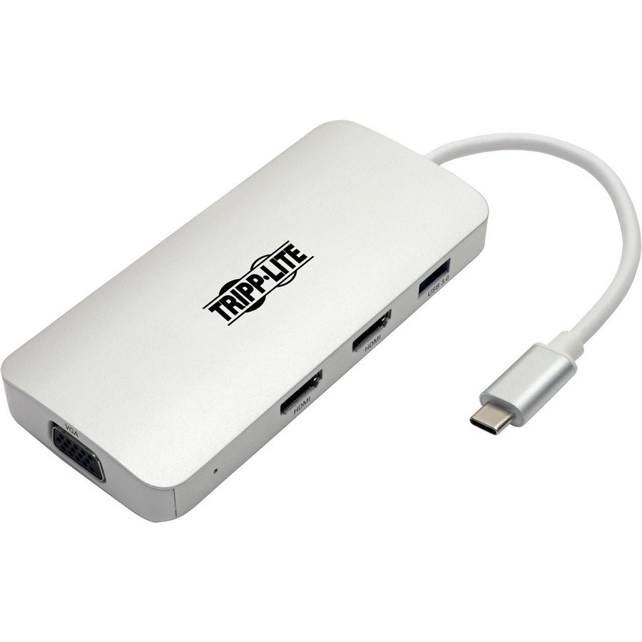 Eaton Tripp Lite Series USB-C Dock, Triple Display - HDMI, VGA, USB 3.x (5Gbps), USB-A Hub, 60W PD Charging