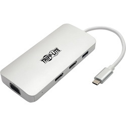 Tripp Lite by Eaton U442-DOCK12-S USB Type C Docking Station for Notebook/Tablet PC/Desktop PC/Smartphone - 60 W - Silver