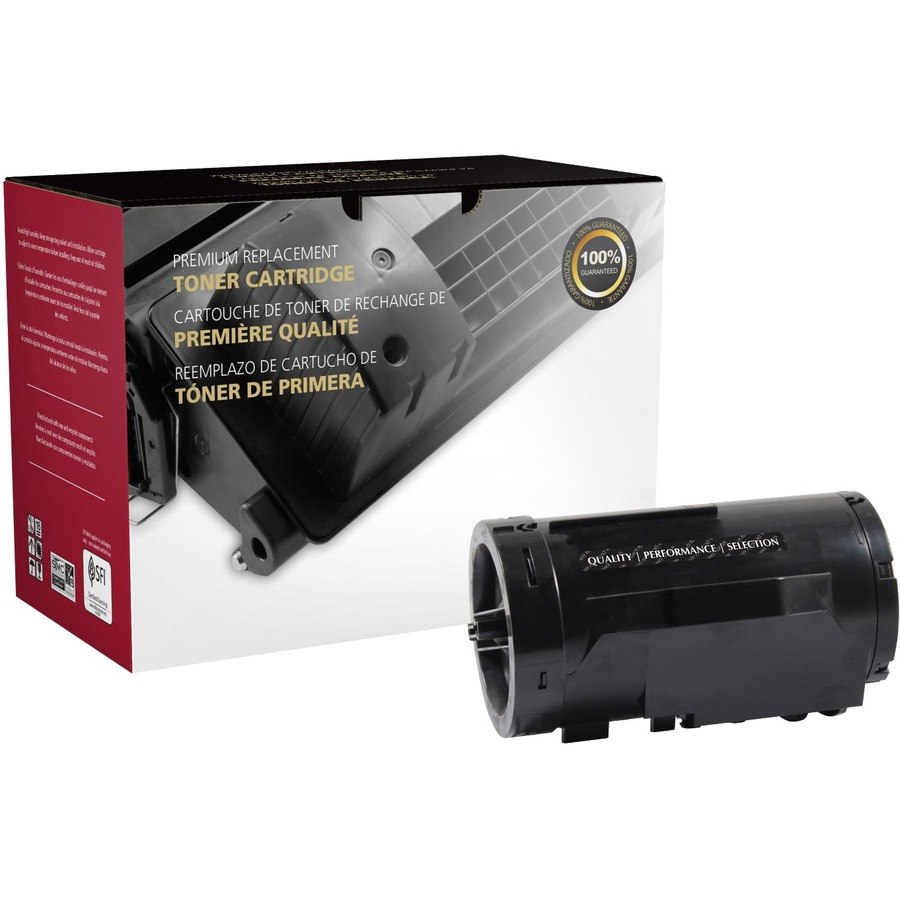Clover Technologies Remanufactured High Yield Laser Toner Cartridge - Alternative for Dell (H815, S2810, 592-BBBW, 74NC3, J9Y0C, 47GMH, D9GY0, 593-BBMF, F9G3N, KNRMF, 593-BBML) - Black Pack