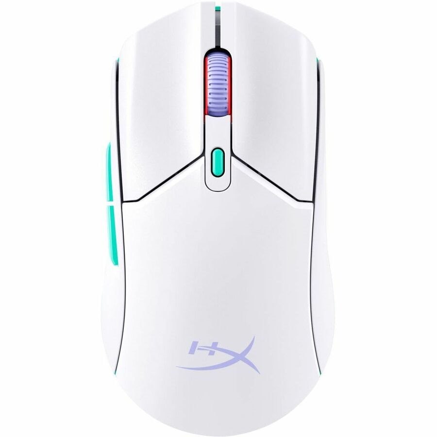 HyperX Pulsefire Haste 2 Core Gaming Mouse - Bluetooth - USB 2.0 Type A - Optical - 6 Button(s) - White