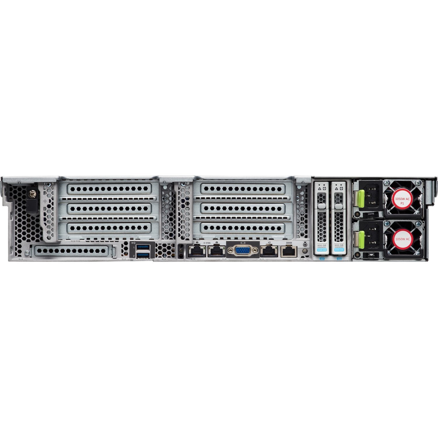Cisco C240 M5 2U Rack Server - 2 x Intel Xeon Silver 4110 2.10 GHz - 96 GB RAM - 12Gb/s SAS Controller
