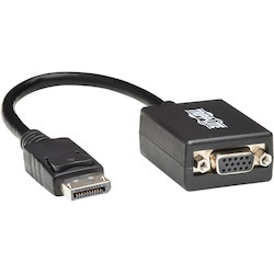 Tripp Lite by Eaton DisplayPort to VGA Active Adapter Video Converter (M/F), 6-in. (15.24 cm)