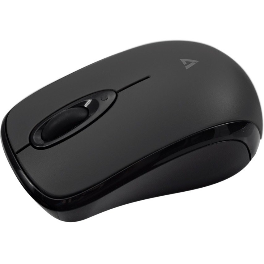 V7 MW150BT Mouse - Bluetooth - Optical - 3 Button(s) - Black