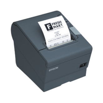 Epson TM-T88V Desktop Direct Thermal Printer - Monochrome - Receipt Print - USB - USB Host - Parallel - With Cutter - Dark Gray - 3.15" Print Width - 11.81 in/s Mono - 3.27" Label Width