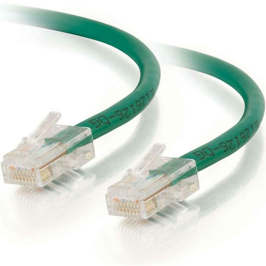 C2G-8ft Cat6 Non-Booted Unshielded (UTP) Network Patch Cable - Green