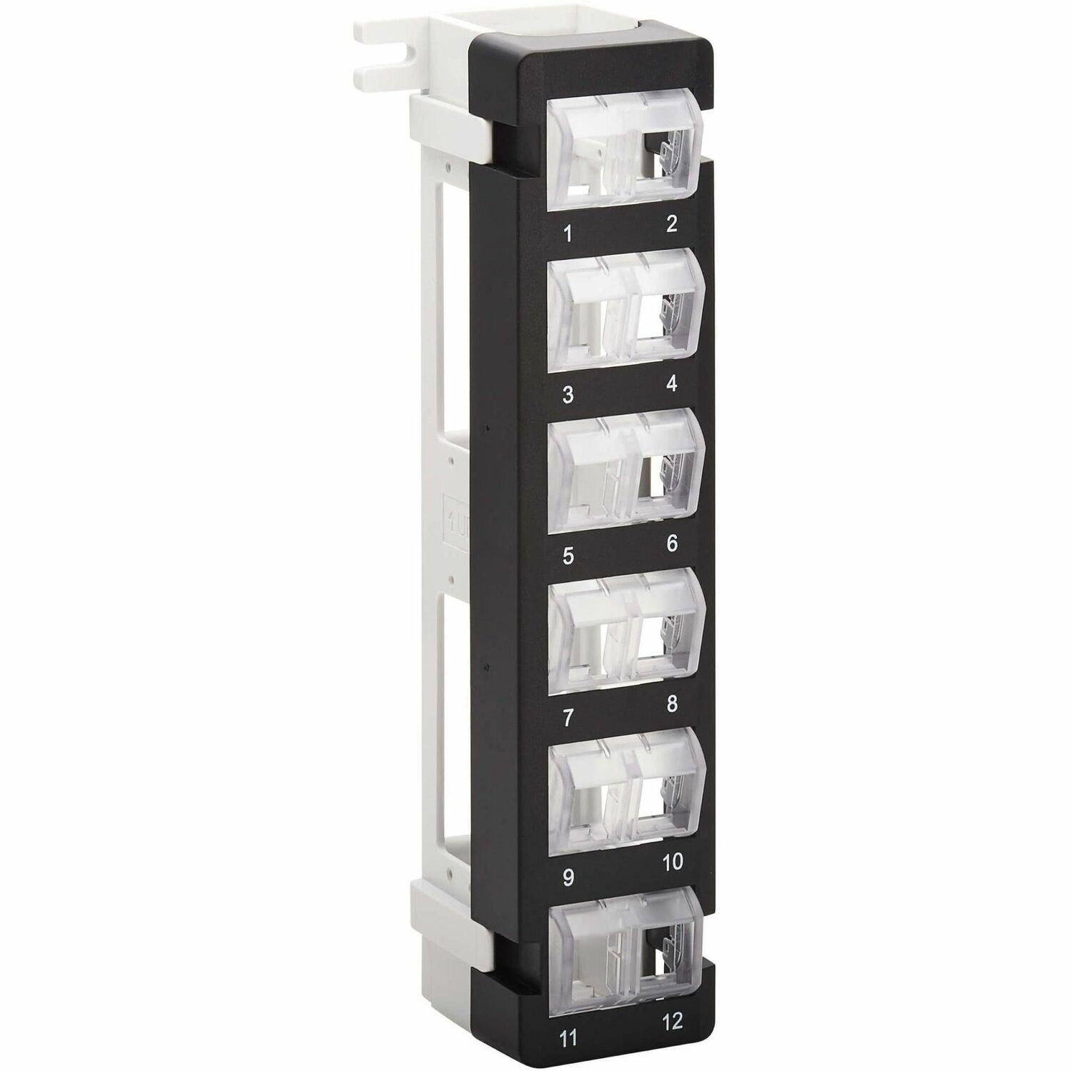 Tripp Lite by Eaton 12-Port Wall-Mount Patch Panel for UTP Keystone Jacks, Rotatable Modules, TAA