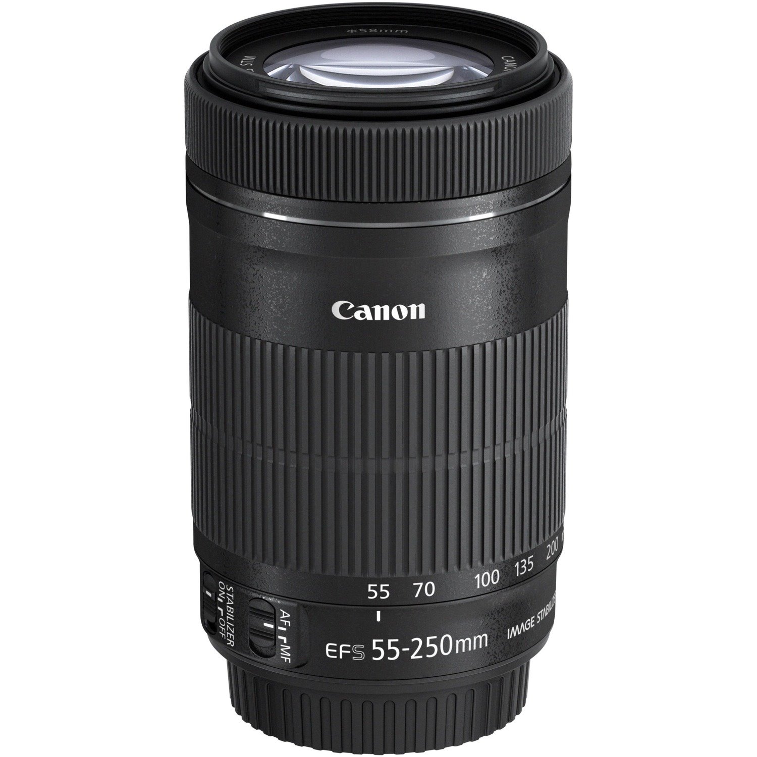 Canon - 55 mm to 250 mm - f/5.6 - Zoom Lens for Canon EF-S