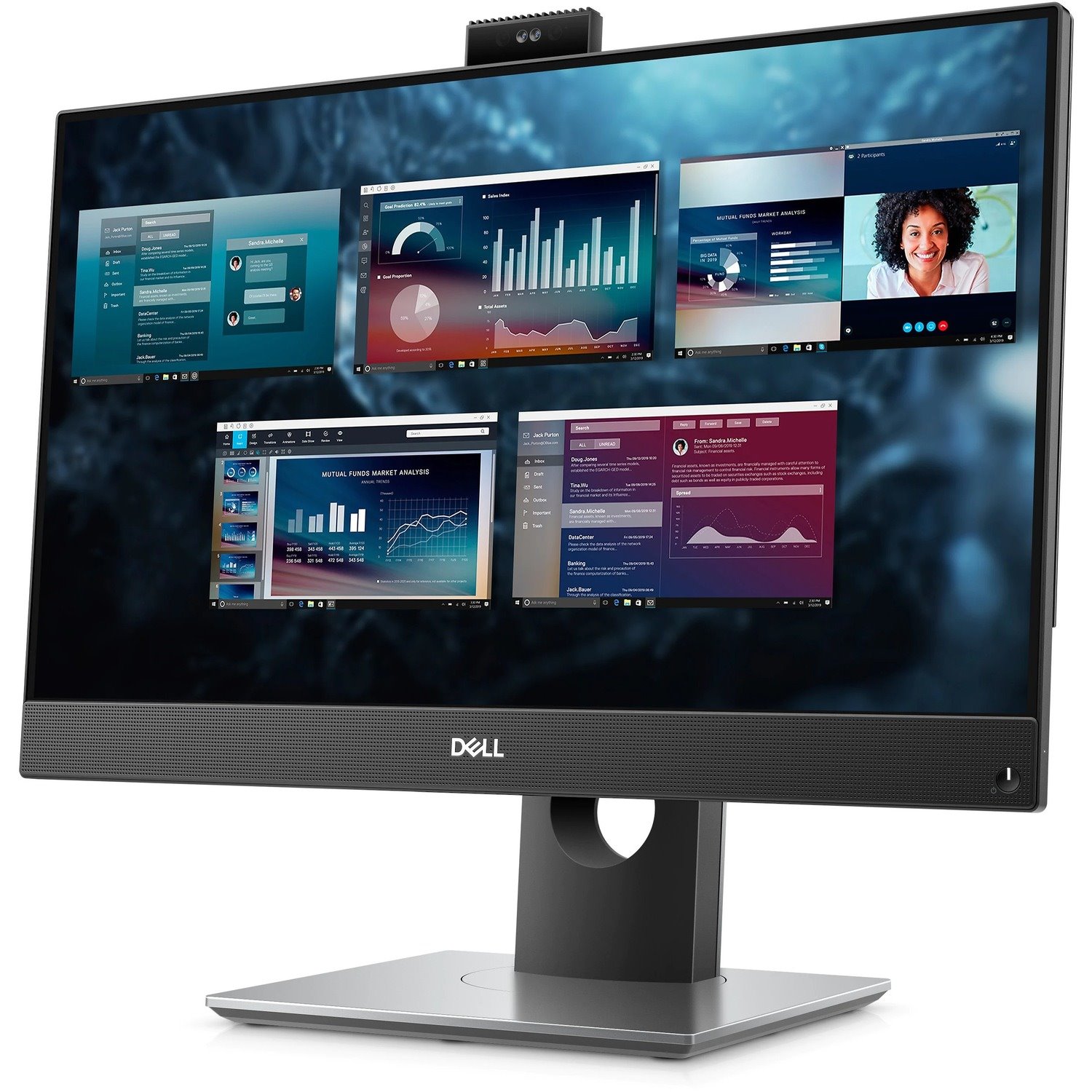 Dell OptiPlex 5000 5490 All-in-One Computer - Intel Core i5 10th Gen i5-10500T - 8 GB - 128 GB SSD - 23.8" Full HD - Desktop - Black