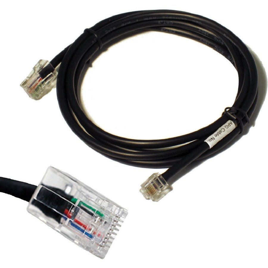 apg 1.52 m RJ-12/RJ-45 Network Cable for Cash Drawer, Printer - 1