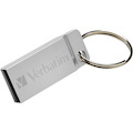 Verbatim 64GB Metal Executive USB Flash Drive - Silver