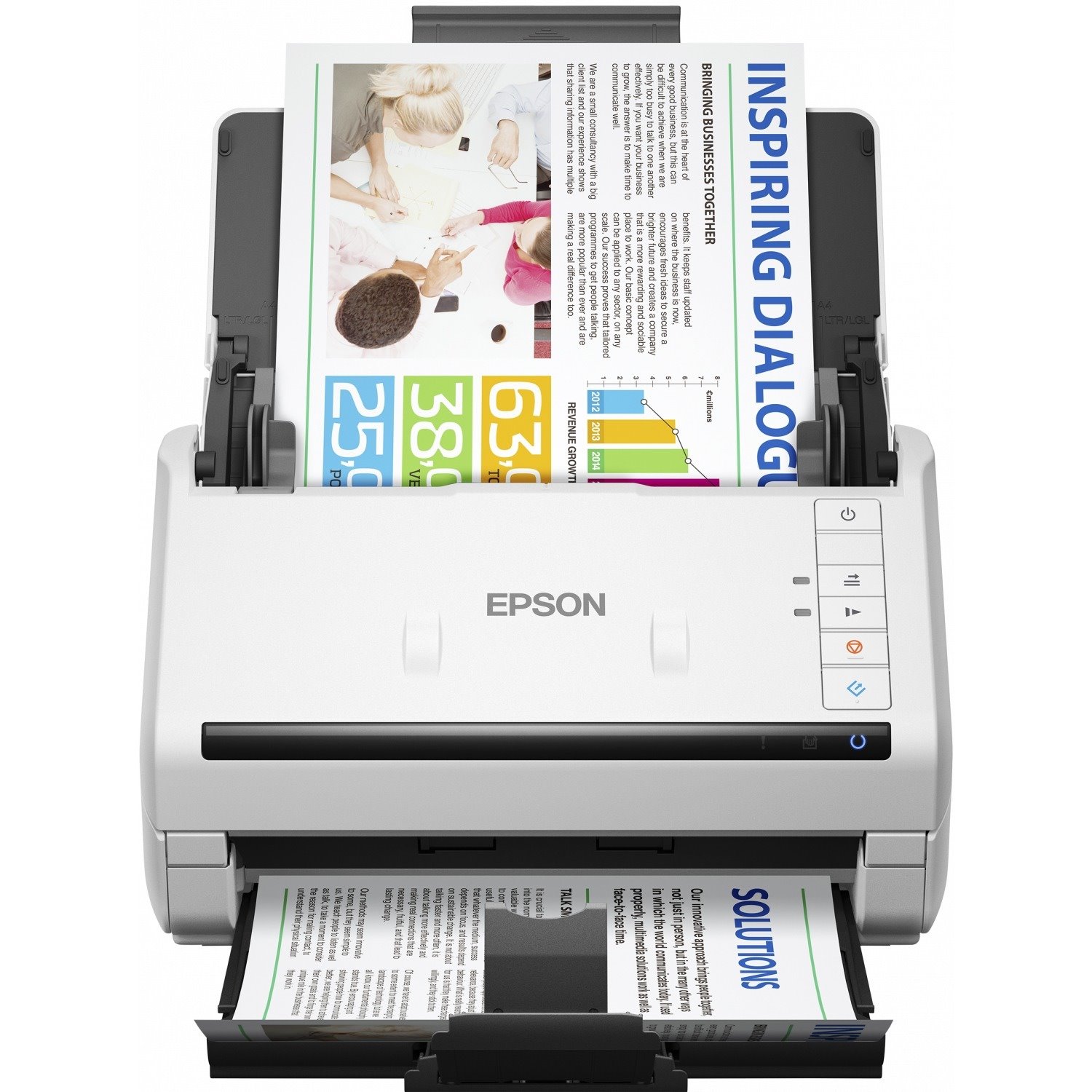 Epson WorkForce DS-770II Sheetfed Scanner - 600 x 600 dpi Optical