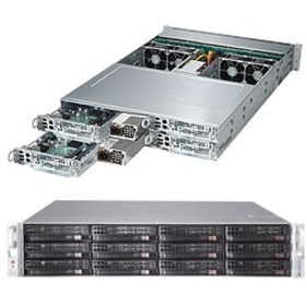 Supermicro SuperServer 6028TP-HC0FR Barebone System - 2U Rack-mountable - Socket LGA 2011-v3 - 2 x Processor Support