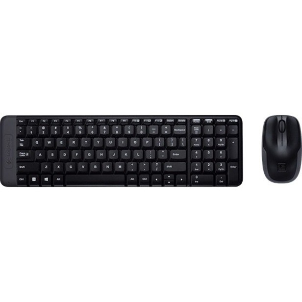 Logitech MK220 Keyboard & Mouse - QWERTY - English (US)