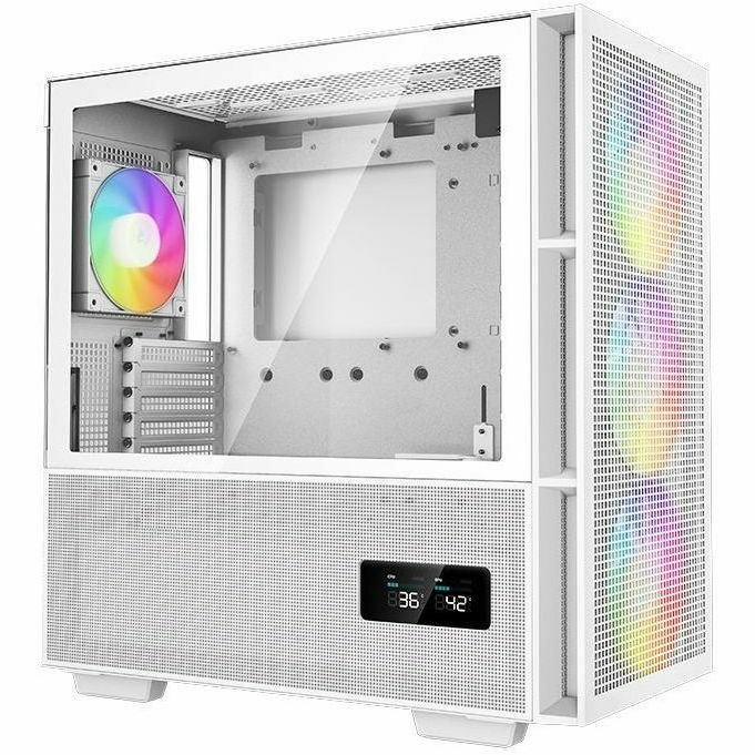 Deepcool CH560 Digital Atx Case, Airflow, 3 PWM 140MM Argb Fans, White