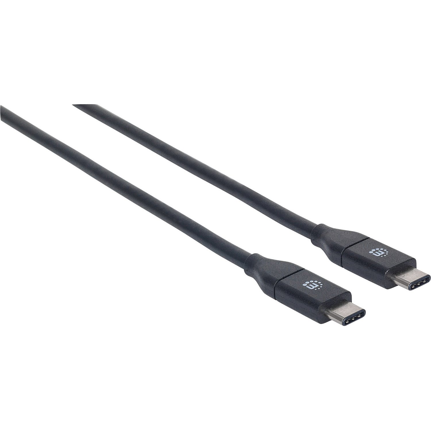 Manhattan SuperSpeed+ USB 3.1 Gen2 type-C Male to Type-C Male Device Cable, 10 Gbps, 3 ft, Black