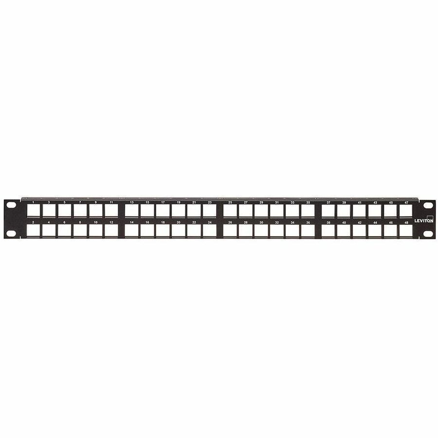 Leviton QuickPort High-Density 1RU 48-Port Patch Panel