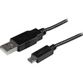 StarTech.com 2m Mobile Charge Sync USB to Slim Micro USB Cable - Smartphones & Tablets - A to Micro B M/M - Thin Micro USB Charging Cable