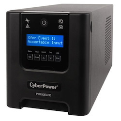 CyberPower Professional Tower PR750ELCD Line-interactive UPS - 750 VA/675 W