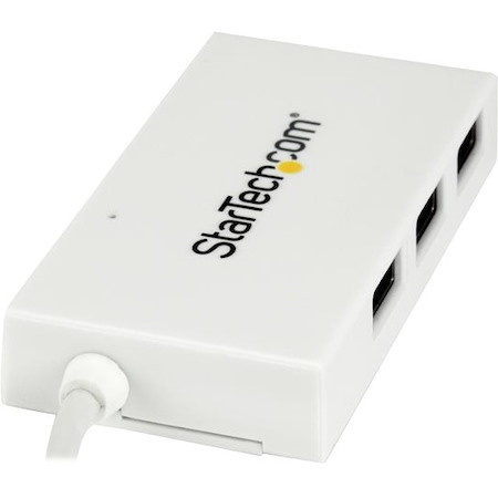 StarTech.com USB Hub - USB Type C - External - White - TAA Compliant
