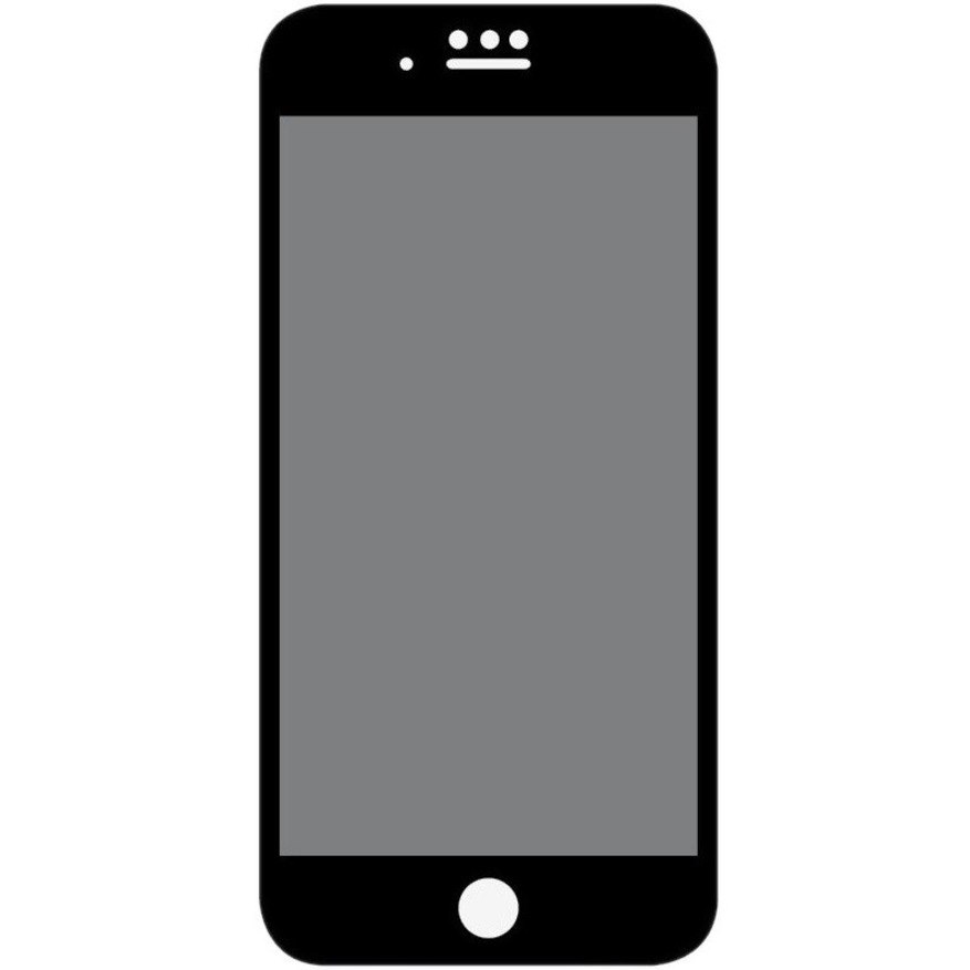 PanzerGlass iPhone 6/6s/7/8 Black - Privacy Black, Clear
