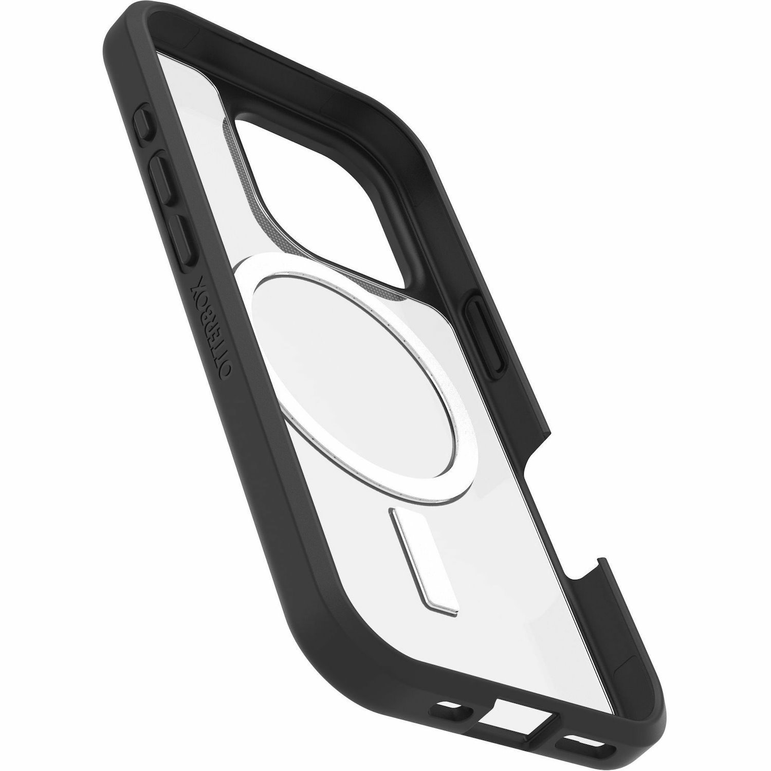 OtterBox React Case for Apple iPhone 16 Pro Smartphone - Black Crystal (Clear/Black) - 1 Pack - Retail