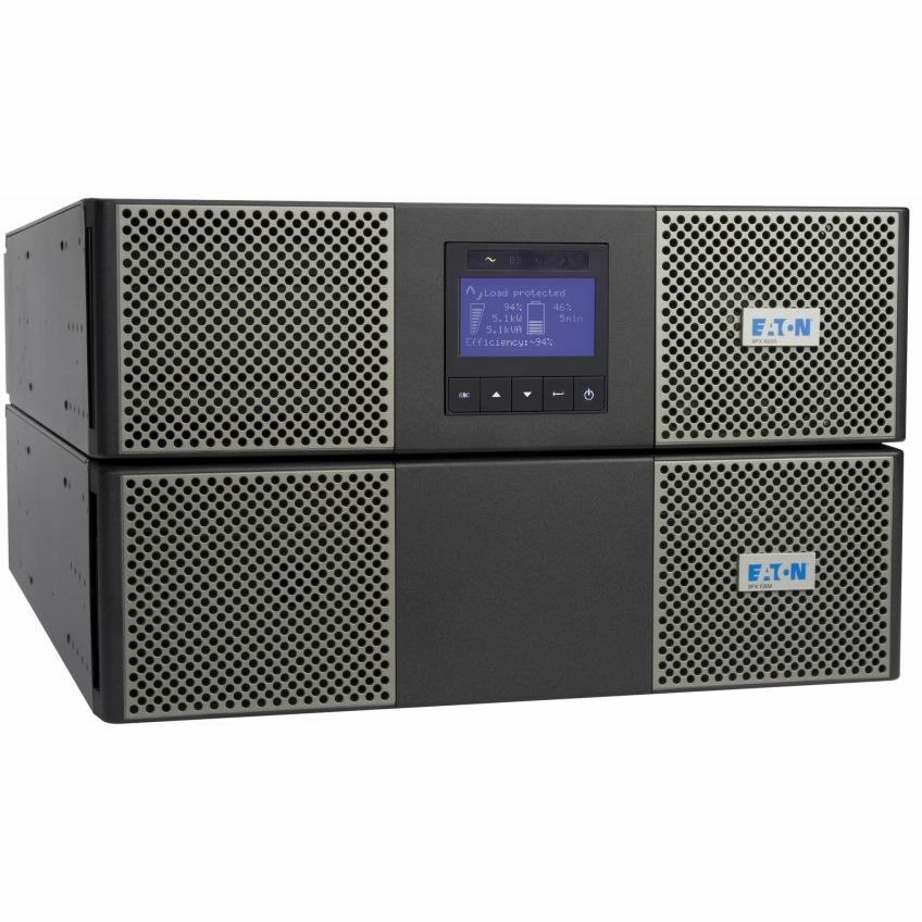 Eaton 9PX 3000VA 3000W 208V Online Double-Conversion UPS - Hardwired Input / Output, Cybersecure Network Card, Extended Run, 6U Rack/Tower - Battery Backup