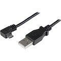 StarTech.com 2m 6 ft Right Angle Micro-USB Charge and Sync Cable M/M - USB 2.0 A to Micro USB - 24 AWG