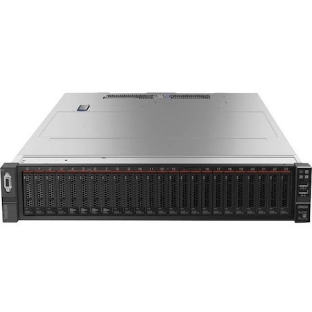 Lenovo ThinkSystem SR650 7X06A0N9NA 2U Rack Server - 2 x Intel Xeon Silver 4214 2.20 GHz - 192 GB RAM - 6.50 TB SSD - (2 x 3.2TB, 2 x 128GB) SSD Configuration - 12Gb/s SAS Controller