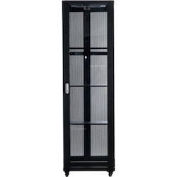 Serveredge 42U Floor Standing Rack Cabinet for Server - Black