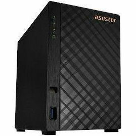 Asustor Drivestor 2 Lite As1102tl 2 Bay Nas, Quad-Core 1.7GHZ Cpu, 1Gbe Port, 1G