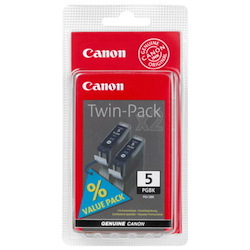 Canon PGI-5BK-TWIN Original Inkjet Ink Cartridge - Black - 2 Pack