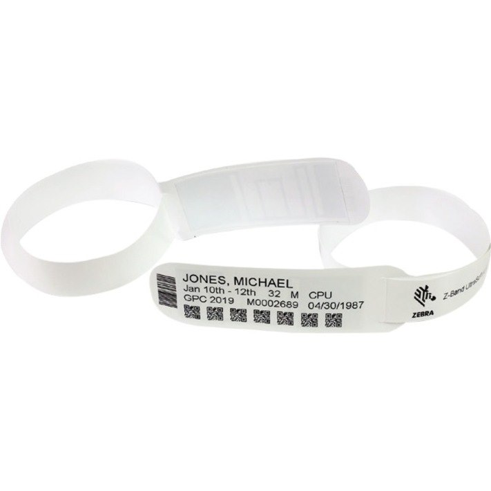 Zebra Z-Band UltraSoft RFID LR Wristband