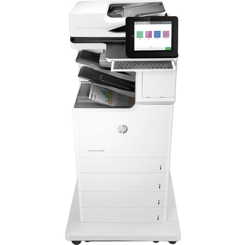 HP LaserJet M681f Laser Multifunction Printer - Colour