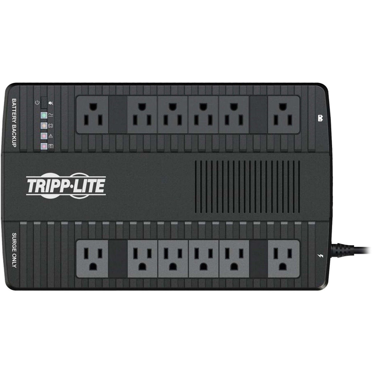Tripp Lite by Eaton 1050VA 540W 120V Line-Interactive UPS - 12 NEMA 5-15R Outlets, Double-Boost AVR, USB, Desktop/Wall-Mount - Battery Backup