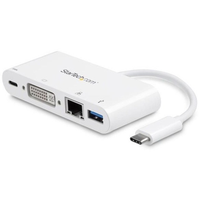 StarTech.com USB Type C Docking Station for Notebook - 60 W - White