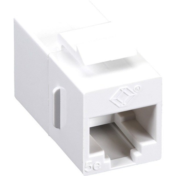 Black Box Cat.5e Unshielded Straight-Pin Keystone Coupler - White, 10-Pack