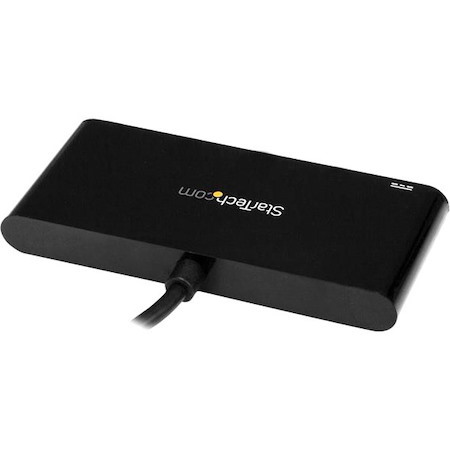 StarTech.com 4 Port USB C Hub with 4x USB Type-A (USB 3.0 SuperSpeed 5Gbps) - 60W Power Delivery Passthrough - Portable C to A Adapter Hub