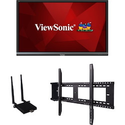 ViewSonic ViewBoard IFP6550-E1 - 4K Interactive Display with WiFi Adapter and Fixed Wall Mount - 350 cd/m2 - 65"