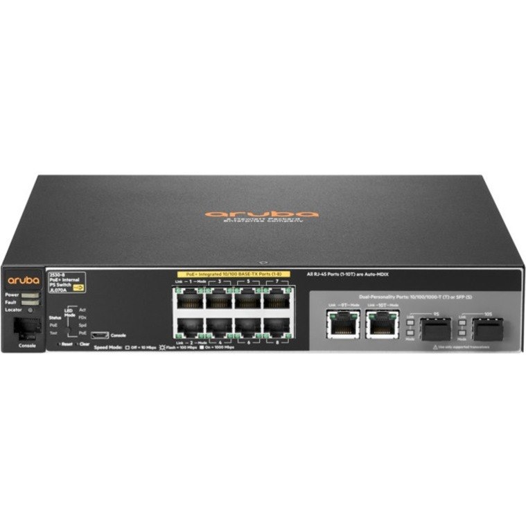 Aruba 2530 8 Ports Manageable Ethernet Switch