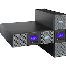 Eaton 9PX 6000VA 5400W 120/208V Online Double-Conversion UPS - L6-30P, 6x 5-20R, 1 L6-30R, 1 L14-30R Outlets, Cybersecure Network Card, Extended Run, 6U Rack/Tower