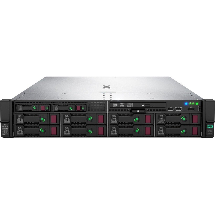 HPE ProLiant DL380 G10 2U Rack Server - 1 x Intel Xeon Silver 4215R 3.20 GHz - 32 GB RAM - Serial ATA Controller