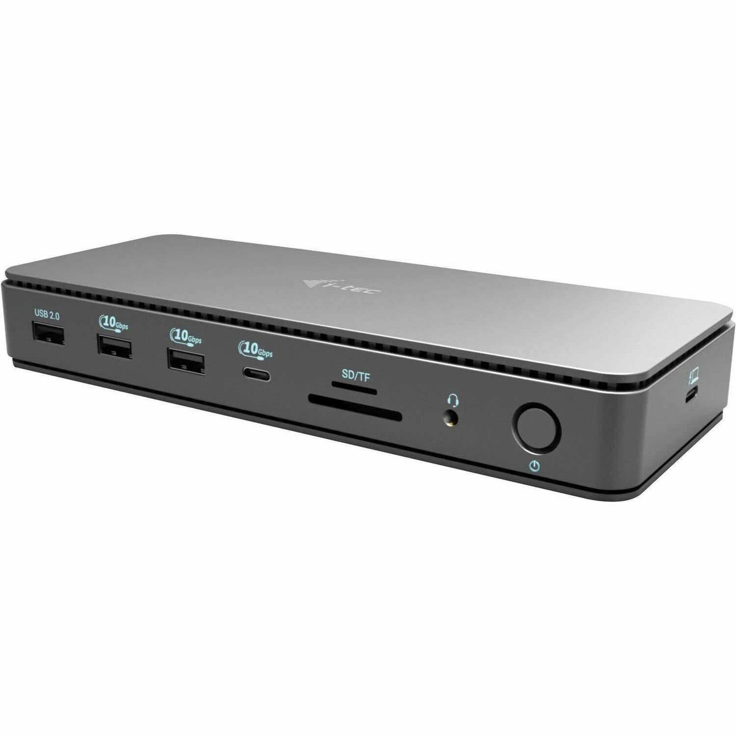 i-tec Thunderbolt 4 Docking Station for Notebook/Tablet/Monitor/Microphone/Memory Card Reader/Headphone - Charging Capability - Memory Card Reader - SD - Black