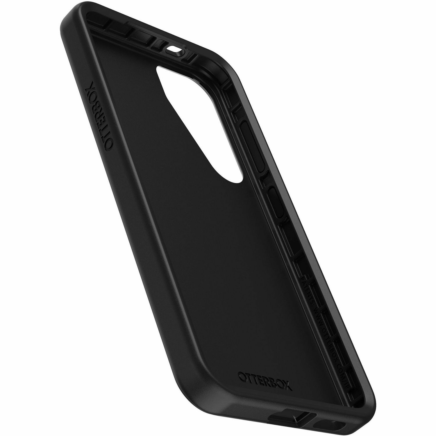 OtterBox Symmetry Case for Samsung Galaxy S24 Smartphone - Black - 1 Pack - Poly Bag