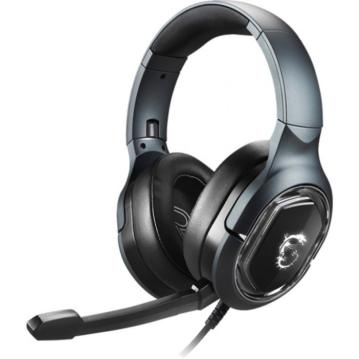 MSI Immerse GH50 Wired Over-the-head Stereo Gaming Headset - Black