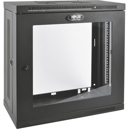Tripp Lite by Eaton SmartRack 12U Very Low-Profile Patch-Depth Wall-Mount Small Rack Enclosure, Clear Acrylic Window