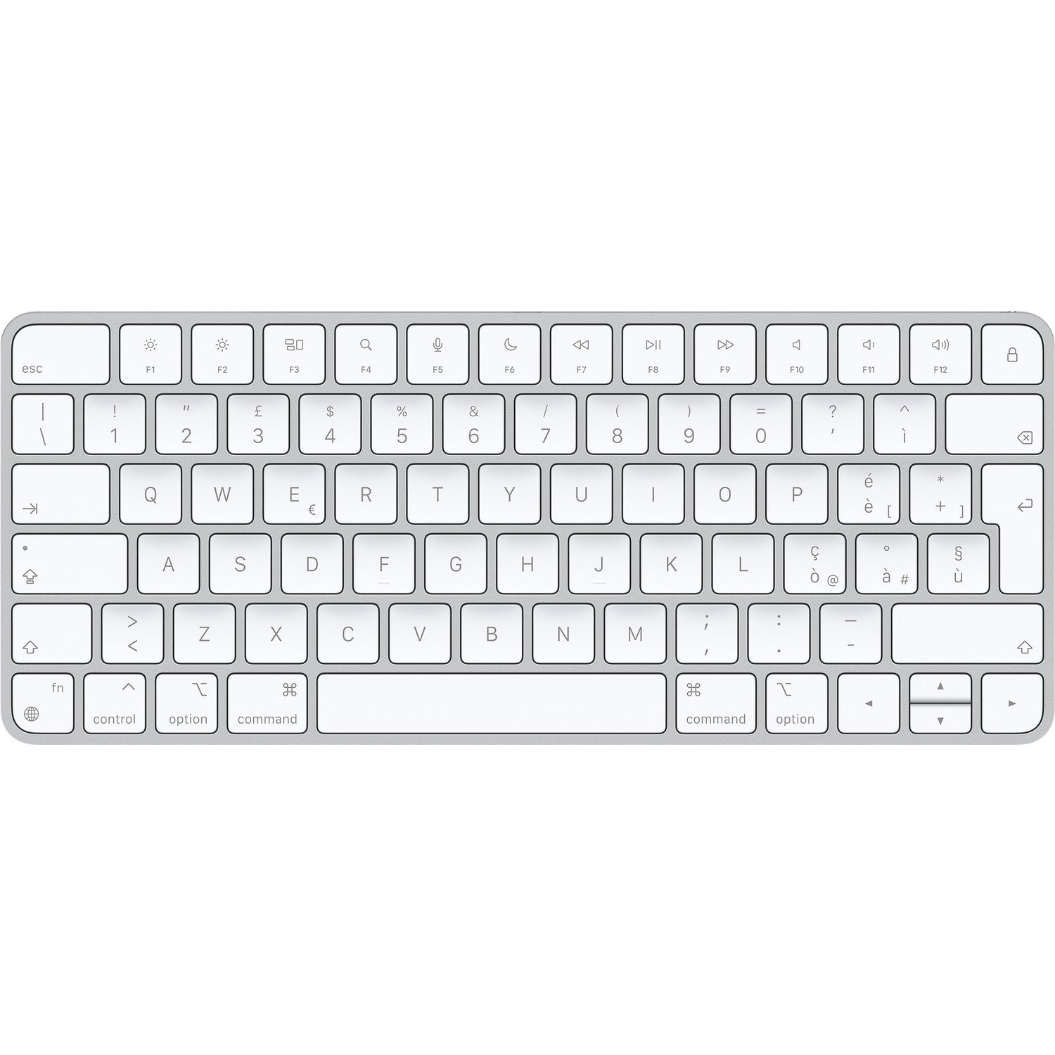 Apple Magic Keyboard - Wired/Wireless Connectivity - Lightning Interface - White